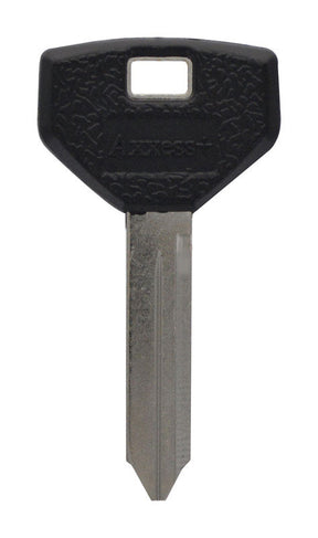 HILLMAN KeyKrafter Automotive Key Blank Double For Chrysler Black/Silver, Pack of 5