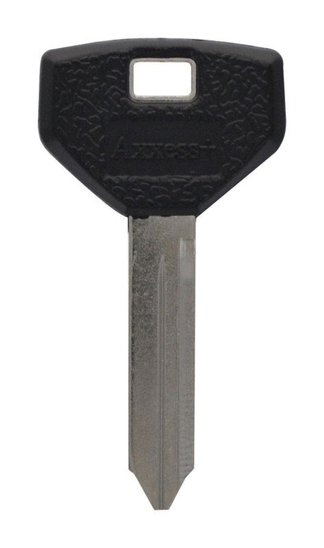 HILLMAN KeyKrafter Automotive Key Blank Double For Chrysler Black/Silver, Pack of 5