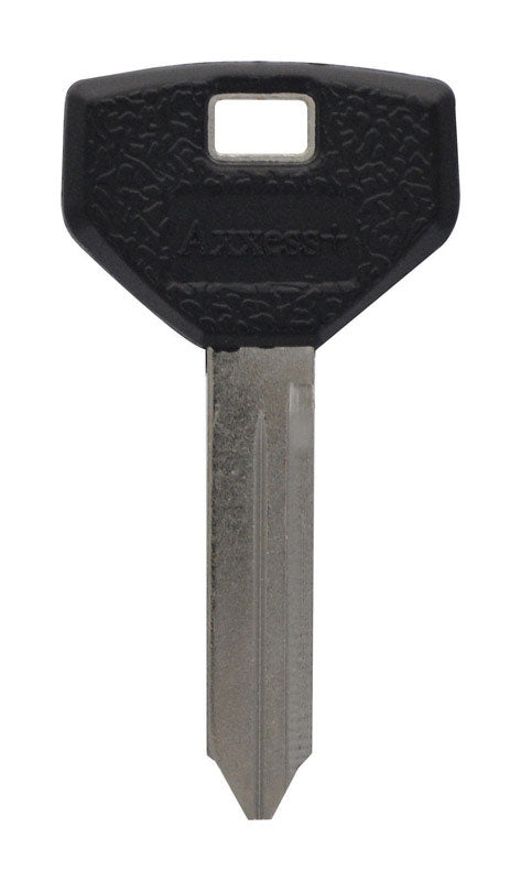 HILLMAN KeyKrafter Automotive Key Blank Double For Chrysler Black/Silver, Pack of 5