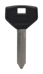 HILLMAN KeyKrafter Automotive Key Blank Double For Chrysler Black/Silver, Pack of 5