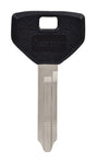HILLMAN KeyKrafter Automotive Key Blank Double For Chrysler Black/Silver, Pack of 5