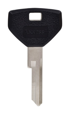 HILLMAN KeyKrafter Automotive Key Blank 15R Single For Chrysler Black/Silver, Pack of 5