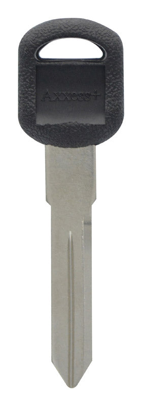 HILLMAN Axxess+ Automotive Key Blank Double Black/Silver, Pack of 5