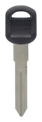 HILLMAN Axxess+ Automotive Key Blank Double Black/Silver, Pack of 5