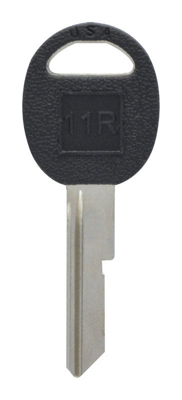 HILLMAN KeyKrafter Automotive Key Blank Single For Buick Black/Silver, Pack of 5