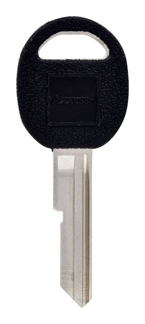 HILLMAN KeyKrafter Automotive Key Blank 10R Single For Buick Black/Silver, Pack of 5