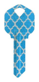 HILLMAN DIVA Moroccan House/Office Universal Key Blank KW1 Single For Universal, Pack of 6