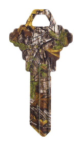 HILLMAN RealTree Green House/Office Universal Key Blank SC1 Single, Pack of 6