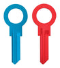 HILLMAN Zero Gravity House/Padlock Universal Key Blank Single, Pack of 6