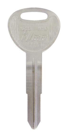 HILLMAN KeyKrafter Automotive Key Blank 271 Double For Hyundai Silver, Pack of 4