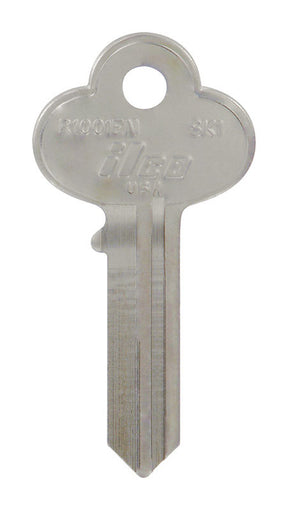 HILLMAN KeyKrafter Universal House/Office Key Blank 269 Single For Independent Locks Silver, Pack of 4