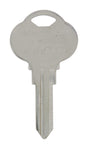 HILLMAN KeyKrafter Automotive Key Blank 190 Double For Club Steering Wheel Silver, Pack of 4