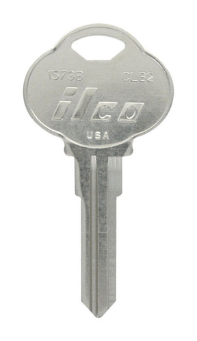 HILLMAN KeyKrafter Automotive Key Blank 189 Double For Club Steering Wheel Silver, Pack of 4