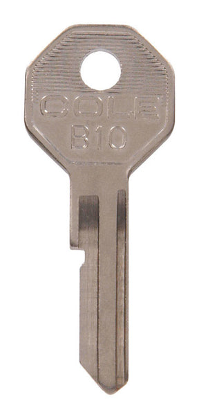 HILLMAN Traditional Key Automotive Key Blank Single For GM Silver, Pack of 10