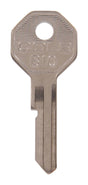 HILLMAN Traditional Key Automotive Key Blank Single For GM Silver, Pack of 10