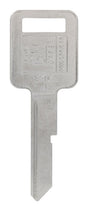 HILLMAN Traditional Key Automotive Key Blank Single For GM Silver, Pack of 10