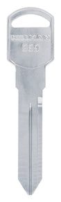 HILLMAN Traditional Key Automotive Key Blank Double For GM Silver, Pack of 10