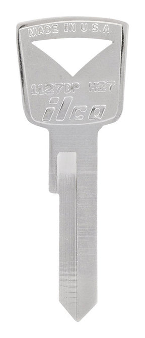HILLMAN Traditional Key Automotive Key Blank Single For Ford Silver, Pack of 10