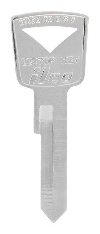HILLMAN Traditional Key Automotive Key Blank Single For Ford Silver, Pack of 10