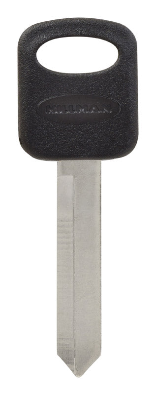 HILLMAN Traditional Key Automotive Key Blank Double For Ford Black/Silver, Pack of 5