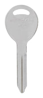 HILLMAN Traditional Key Automotive Key Blank Double For Chrysler Silver, Pack of 10
