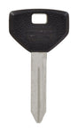HILLMAN Traditional Key Automotive Key Blank Double For Chrysler Black/Silver, Pack of 5