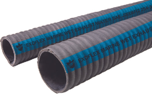 Shields 2542140 Exoflex Water/Exhaust Hose, 2-1/4 x 50'
