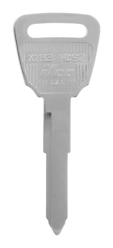 HILLMAN Traditional Key Automotive Key Blank Double For Honda Silver, Pack of 10