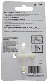 Landscapers Select PMB-469LFBC Hose Adapter, 3/4 x 1/2 in, MHT x MIP, Brass, Brass, For: Garden Hose