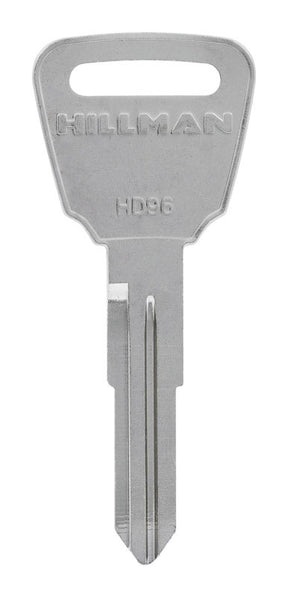 HILLMAN Traditional Key Automotive Key Blank Double For Honda Silver, Pack of 10