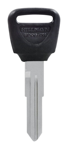 HILLMAN Traditional Key Automotive Key Blank Double For Acura Black/Silver, Pack of 5