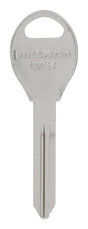 HILLMAN Traditional Key Automotive Key Blank Double For Nissan Silver, Pack of 10