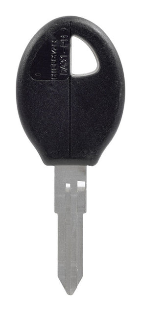 HILLMAN Traditional Key Automotive Key Blank Double For Nissan Black/Silver, Pack of 5
