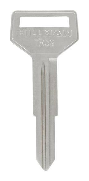 HILLMAN Traditional Key Automotive Key Blank Double For Toyota Silver, Pack of 10