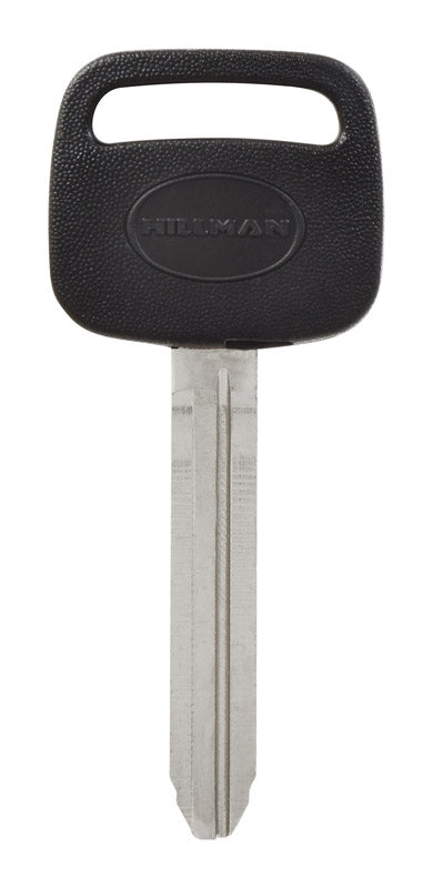 HILLMAN Traditional Key Automotive Key Blank Double For Toyota Black/Silver, Pack of 5