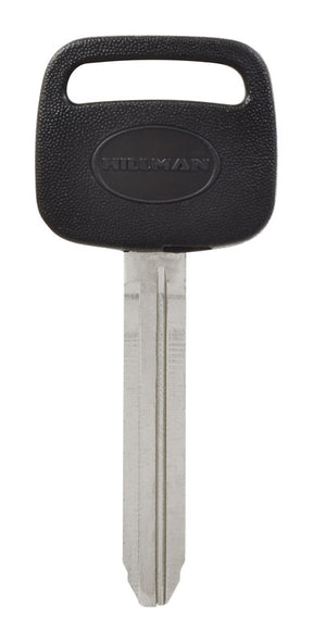 HILLMAN Traditional Key Automotive Key Blank Double For Toyota Black/Silver, Pack of 5