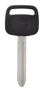 HILLMAN Traditional Key Automotive Key Blank Double For Toyota Black/Silver, Pack of 5