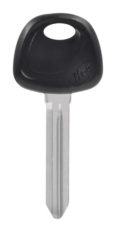HILLMAN Traditional Key Automotive Key Blank KK8P Double For Kia Black/Silver, Pack of 5