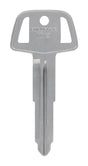 HILLMAN Traditional Key Automotive Key Blank Double For Mitsubishi Silver, Pack of 10
