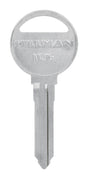 HILLMAN Traditional Key Automotive Key Blank Double For Mazda Silver, Pack of 10