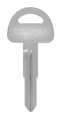 HILLMAN Traditional Key Automotive Key Blank Double For Suzuki Silver, Pack of 10