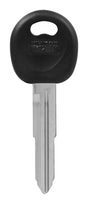 HILLMAN Traditional Key Automotive Key Blank Double For Hyundai Black/Silver, Pack of 5