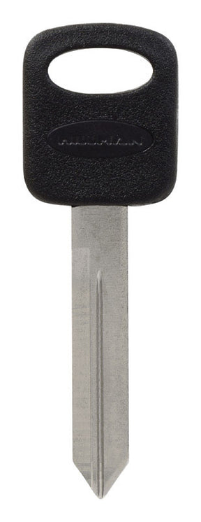 HILLMAN Automotive Key Blank 24 Double For Ford Black/Silver, Pack of 5