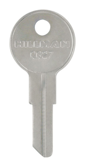 HILLMAN Traditional Key Automotive Key Blank Single For Chicago Silver, Pack of 10