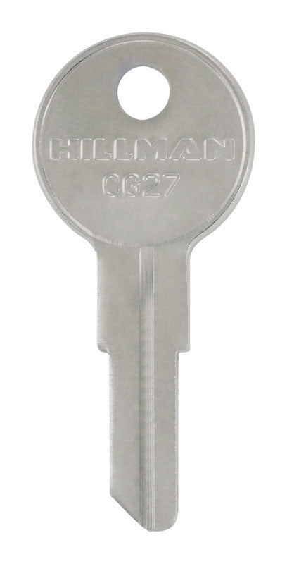 HILLMAN Traditional Key Automotive Key Blank Single For Chicago Silver, Pack of 10