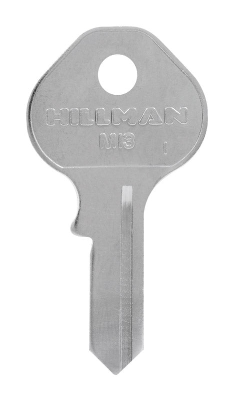 HILLMAN M-1P Padlock Key Blank M13 Single, Pack of 10