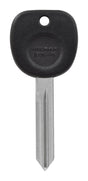 HILLMAN Traditional Key Automotive Key Blank Double For GM Black/Silver, Pack of 5