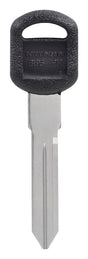 HILLMAN Traditional Key Automotive Key Blank Double For GM Black/Silver, Pack of 5