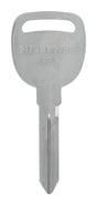 HILLMAN Traditional Key Automotive Key Blank Double For GM Silver, Pack of 10