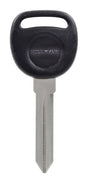 HILLMAN Traditional Key Automotive Key Blank Double For GM Black/Silver, Pack of 5